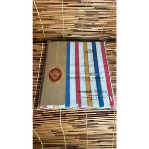 Cannon Royal Family Vintage Standard Pillowcases (2) NIP Contempo Stripe